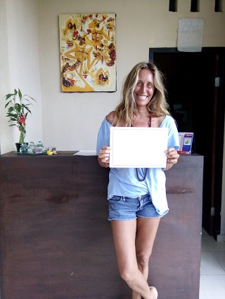 Reeva Bali Spa School Student